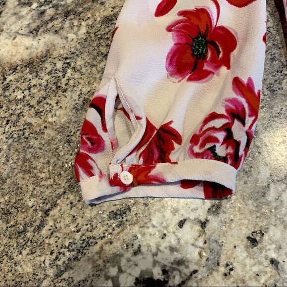 C & E floral blouse Large - Picture 6 of 10